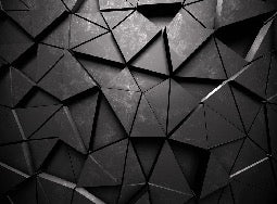 3D-Tapete Black Perspective