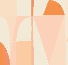 Tapete abstrakt geometrisch peach