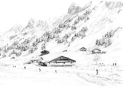 Tapete Clusaz ski fond montagne Confins