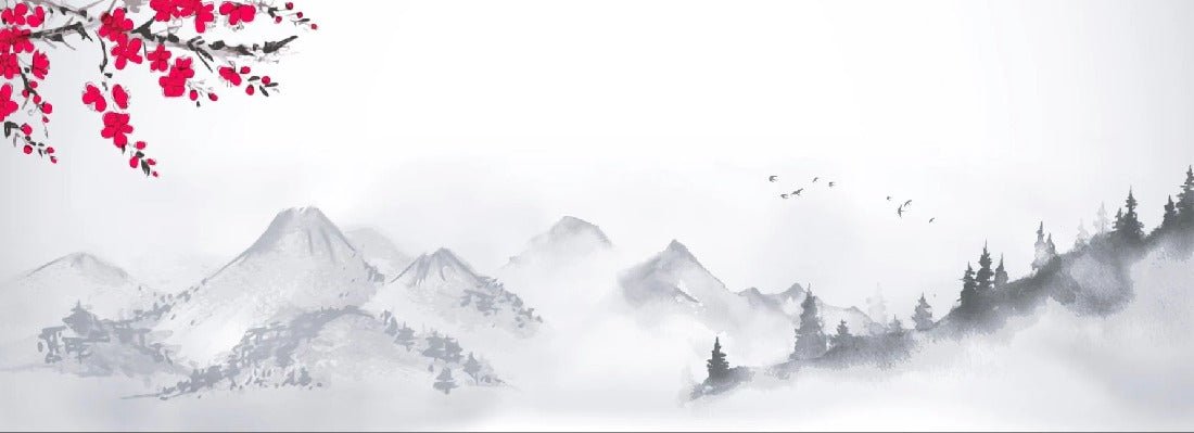 Zen-Tapete minimalistische Landschaft