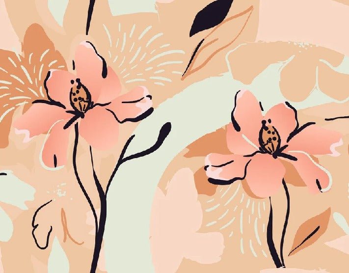Tapete Yoga Meditation Blume
