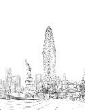 Tapete Architektur New York