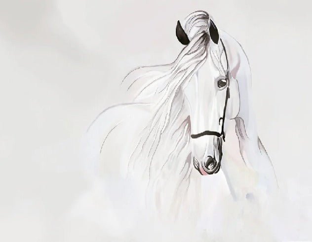 Papier peint Etalon Blanc Majestueux, XXL, tendance