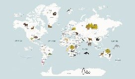 Tapete Weltkarte auf Französisch Kinder Gletscherblau