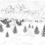 Tapete Aiguilles d'Arves