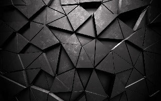 3D-Tapete Black Perspective