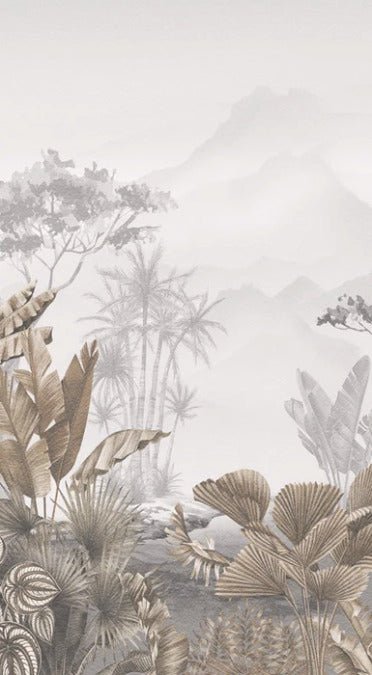 Tapete Trend Tropical Sepia
