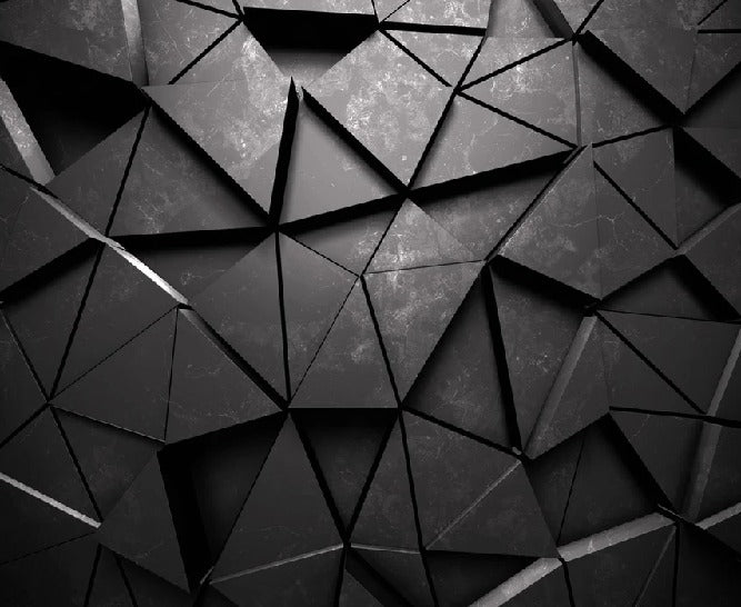 3D-Tapete Black Perspective