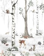Tapete Tiere Frühling Wald