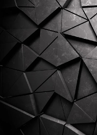 3D-Tapete Black Perspective