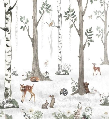 Tapete Tiere Frühling Wald