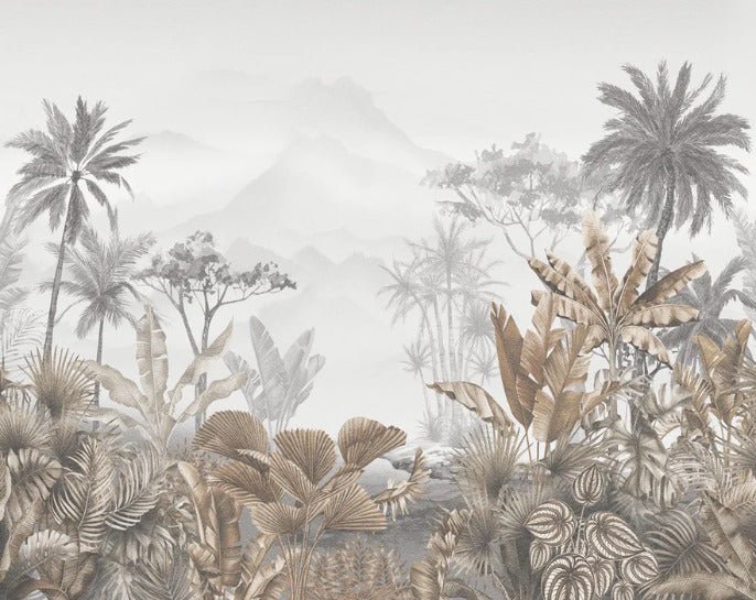 Tapete Trend Tropical Sepia
