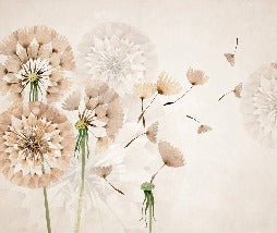 Tapete Blume Löwenzahn
