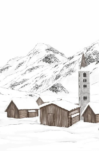 Tapete Dorf val d'Isère
