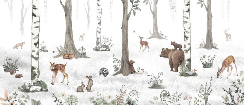Tapete Tiere Frühling Wald
