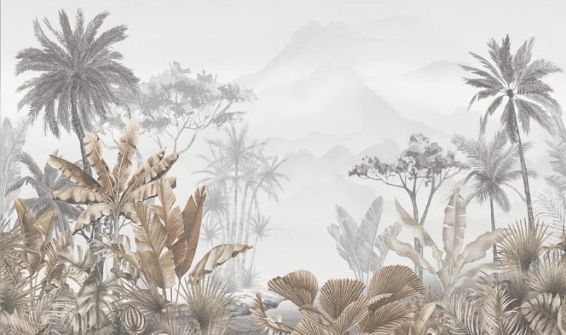 Tapete Trend Tropical Sepia