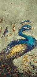 Tapete Vintage Pfau