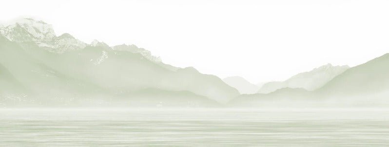 Tapete Annecy und sein friedlicher See grün