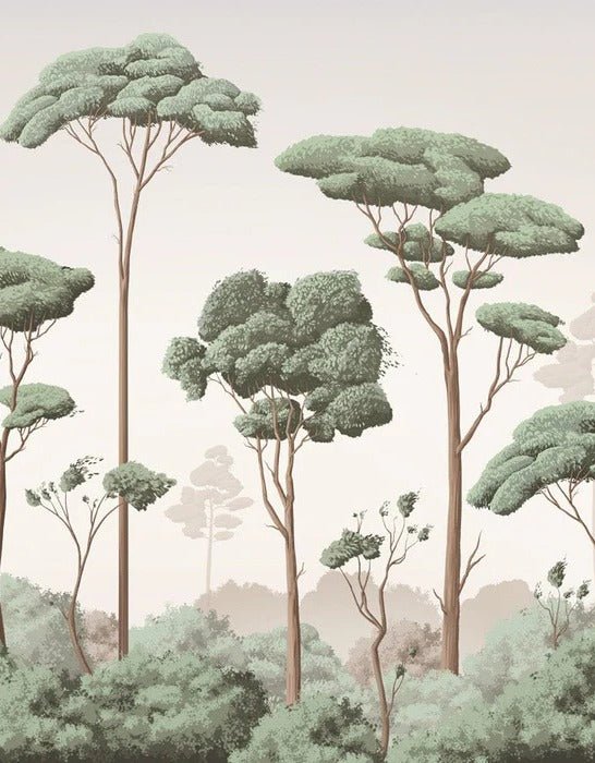 Tapete leichte Brise Kiefernwald