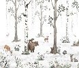 Tapete Tiere Frühling Wald