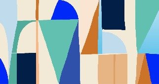 Abstrakte geometrische Trendtapete