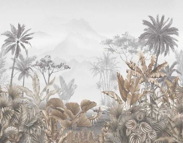 Tapete Trend Tropical Sepia