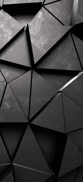 3D-Tapete Black Perspective