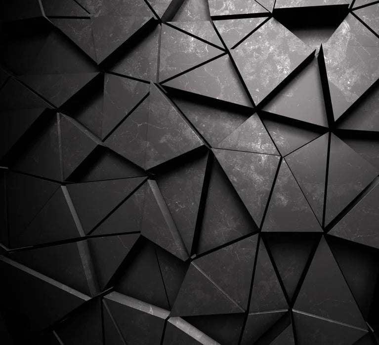 3D-Tapete Black Perspective