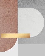 Grafische Zementtapete