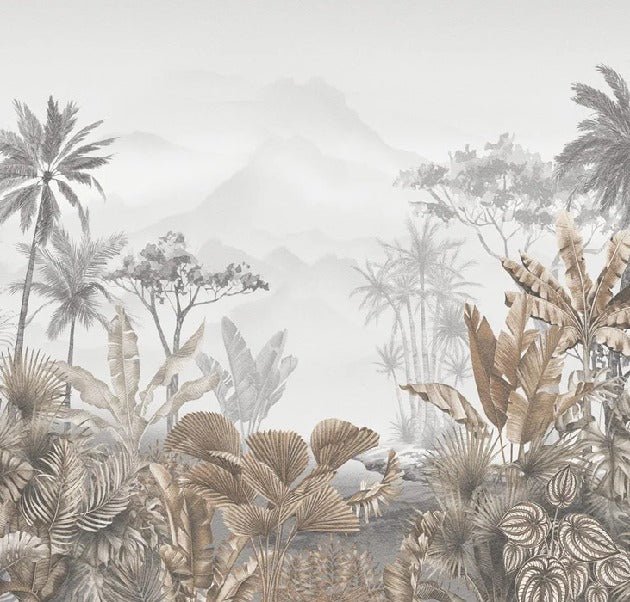 Tapete Trend Tropical Sepia