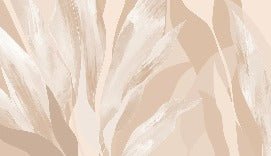 Papier peint étoffe florale beige, XXL, tendance