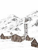 Tapete Dorf Val d'Isère
