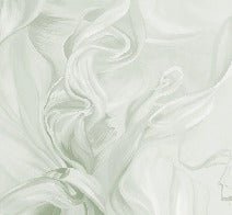 Moderne Tapete – erhabener Salbeigrün-Flow
