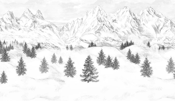 Tapete „Aiguilles d'Arves“