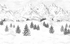 Tapete „Aiguilles d'Arves“