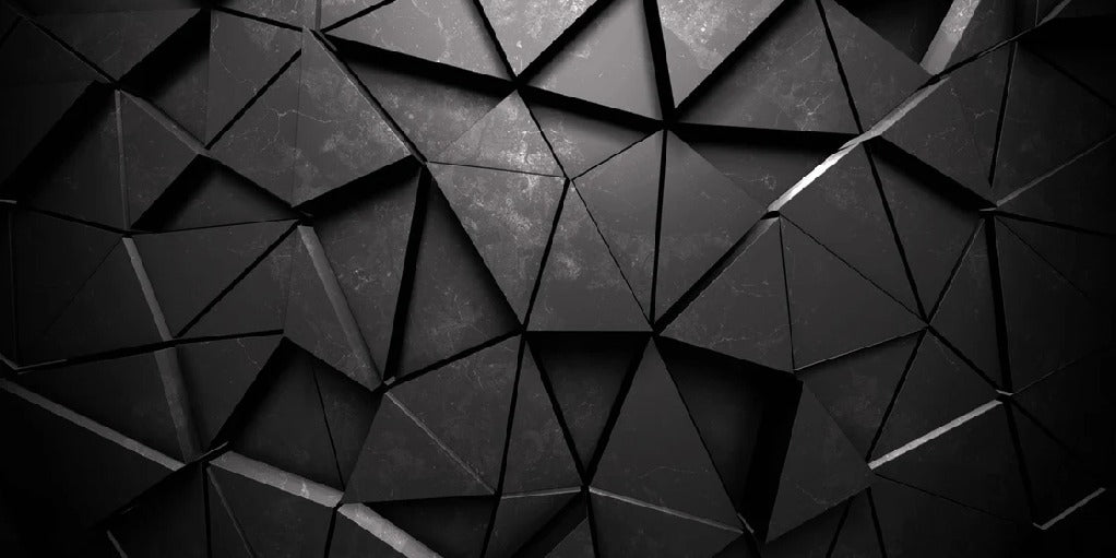 3D-Tapete Black Perspective