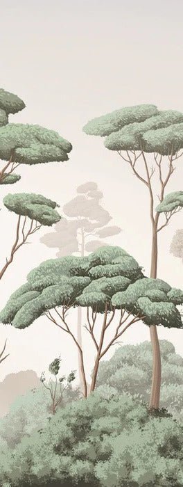 Tapete „Leichter Wind im Pinienwald“