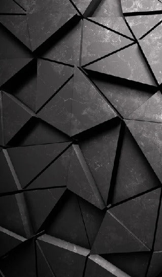3D-Tapete Black Perspective