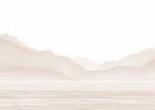 Tapete Annecy und sein friedlicher See Beige