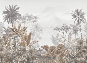 Tapete Trend Tropical Sepia