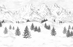 Tapete „Aiguilles d'Arves“