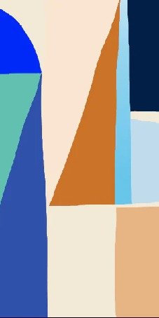 Abstrakte geometrische Trendtapete