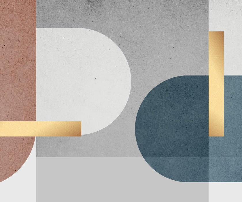 Grafische Zementtapete