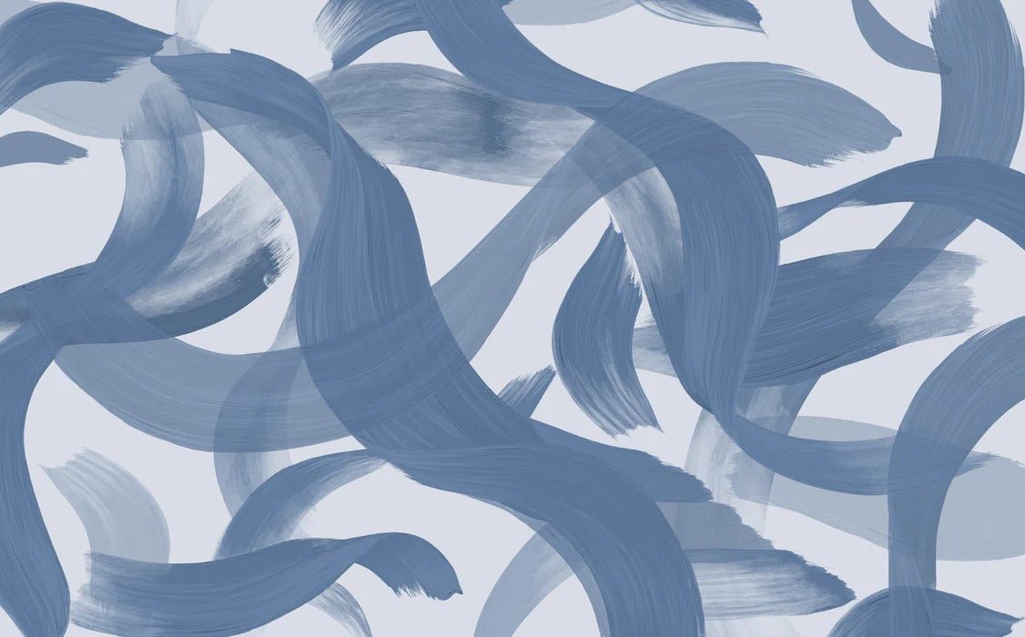 Moderne Tapete – Vibrierendes Blau