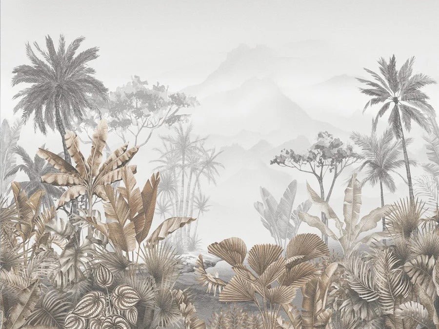Tapete Trend Tropical Sepia
