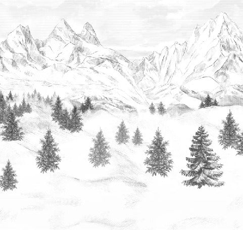 Tapete „Aiguilles d'Arves“