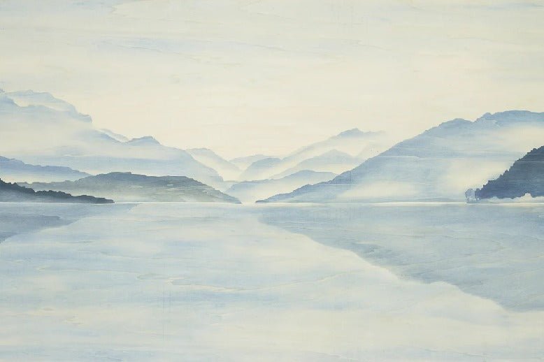 Tapeten Blick Grand Albigny | Les Bleus du Lac®
