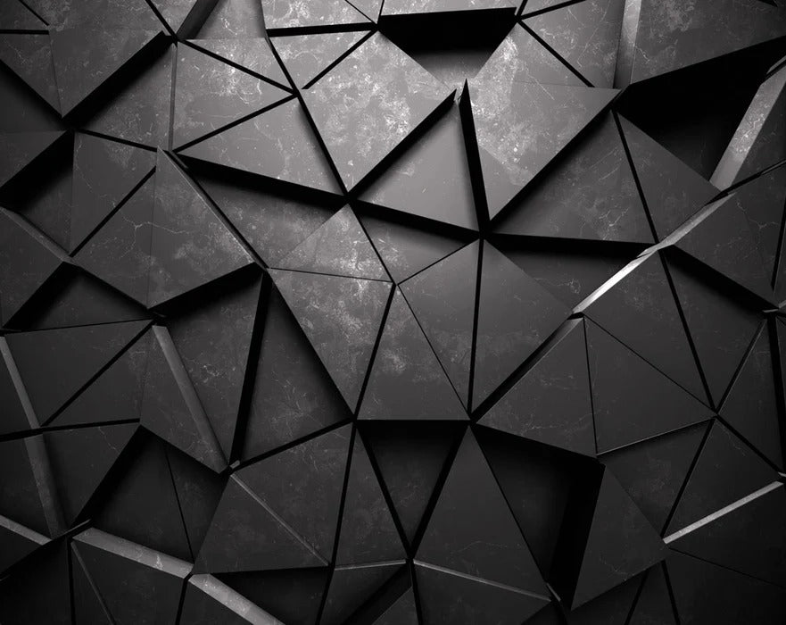 3D-Tapete Black Perspective