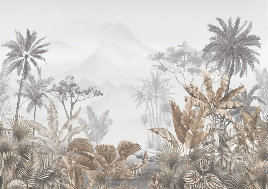 Tapete Trend Tropical Sepia