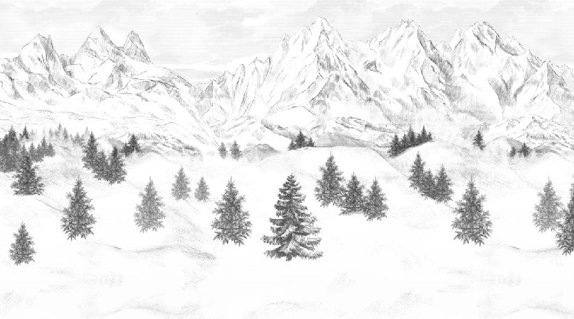 Tapete „Aiguilles d'Arves“